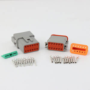 CHENF Maßgefertigter Auto-Kabelbaum Automobil-Deutsch-Steckverbinder <span class=keywords><strong>2</strong></span> 3 4 6 8 12 Pin Automotive Verkabelung Kabelbaum DT Auto-Steckverbinder - Product Image 4