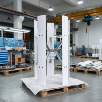 Éolienne de type H haute efficacité 5 kW avec boîtier de commande intégré, sortie stable pour l'énergie résidentielle