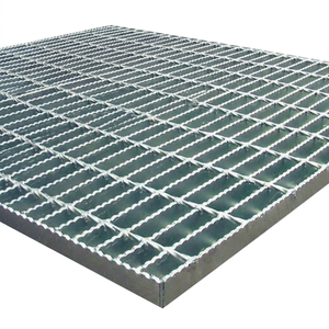 Grille en acier dentelé galvanisé à chaud pour marches d'escalier, passerelles et plateformes - Product Image 1
