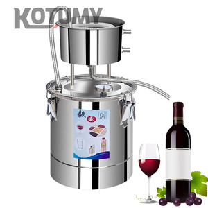 Waterdistilleerder Wijnstomer Brouwapparatuur Braadmachine Waterfilter Wijn Brandewijn Cognac Etherische Olie Brouwkit - Product Image 6