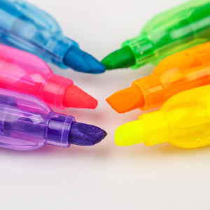 Mini Marcador Práctico en Forma de Bolígrafo de Plástico con Logotipo Personalizado Impreso para Niños y Material de Oficina - Product Image 2