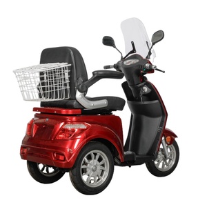 Tricycle à deux places TVS avec volant, motos électriques, adapté aux personnes handicapées, deux roues avant - Product Image 4