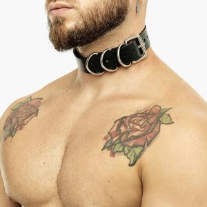 Mode Pu Lederen Choker Kraag Voor Mannen Goth Punk Choker Bondage Rock Ketting Festival Accessoires Verstelbare <span class=keywords><strong>Gay</strong></span> Voorkeur - Product Image 2