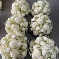 T-FC001 Boules de fleurs artificielles roses blanches 50cm 60cm pour centres de table de mariage, décoration événementielle – Meilleures ventes