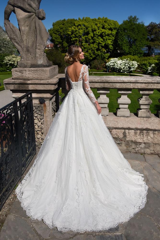 FA168 Backless Long Sleeve Lace Applique Wedding Gown FA168 Backless Long Sleeve Lace Applique Wedding Gown