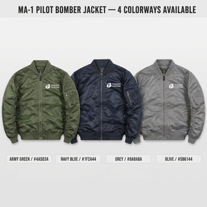แจ็คเก็ตบอมเบอร์ MA-1 ผ้าไนลอนเงาสำหรับผู้ชาย แจ็คเก็ตนักบิน เสื้อคลุมลำลอง - Product Image 6