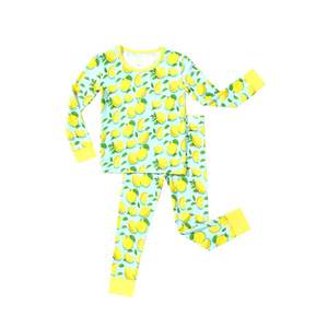 Set Pigiama 2 Pezzi per Bambini in Bambù Organico, Abbigliamento Traspirante per Casa, Pronto per la Spedizione Senza MOQ - Product Image 1