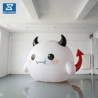 Modèle gonflable de démon pour Halloween, décoration de fête d'Halloween, accessoire publicitaire gonflable