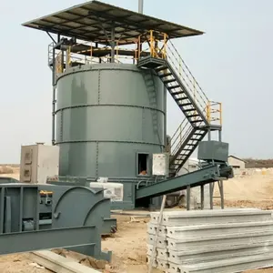 Torre de compostagem de resíduos orgânicos LONGTAI fábrica de equipamentos de fazenda de frango vertical 102m3
