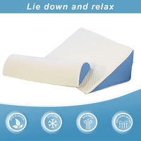 Smart Factory Memory Foam Lesekeil kissen mit Polyester bezug Atmungsaktives Bett Hinterbein Elevation Triangle Positioner