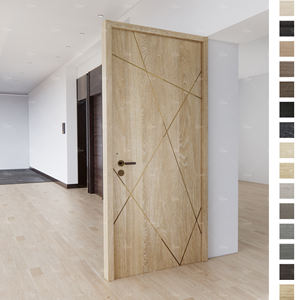 باب غرفة نوم رئيسي حديث من أفضل المصنعين بالصين، باب داخلي لغرف النوم، أبواب خشبية سكنية للمنازل - Product Image 3