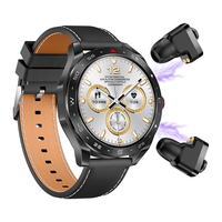Smartwatch T95 2025 con Monitoreo de Salud 2 en 1 y Auriculares TWS, Resistencia al Agua IP67, Pantalla de 1.52 Pulgadas, Reloj Inteligente con Audífonos para Hombre