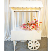 Chariot à desserts en métal sur mesure, chariot à boissons mobile, chariot de bar pour fêtes, banquets, hôtels, présentoir de décoration, vente en gros par l'usine FURUN