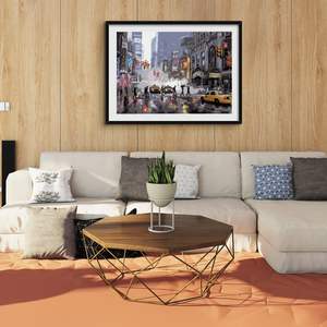 Peinture par numéros de style moderne pour adultes débutants Paysage <span class=keywords><strong>Times</strong></span> <span class=keywords><strong>Square</strong></span> avec vue nocturne sur la ville de Manhattan Paysage de rue <span class=keywords><strong>Times</strong></span> <span class=keywords><strong>Square</strong></span> - Product Image 4