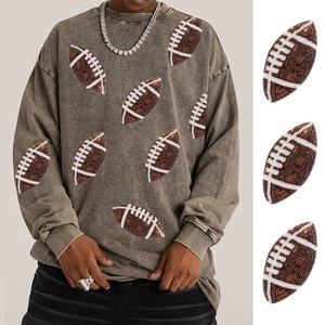 Parches deportivos de lentejuelas para planchar con diseño de fútbol rugby <span class=keywords><strong>NFL</strong></span> de EE. UU. de colores al por mayor para ropa - Product Image 2
