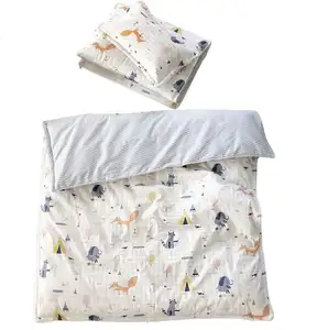 Children Kindergarten 3 Piece Bedding Set Quilt Napping Quilt Cotton