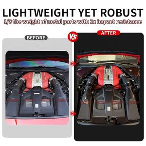 Mejor Precio en Piezas de Auto de Fibra de Carbono Seca Estilo OEM, Kit Interior para Motor de Auto para Ferrari 812 GTS - Product Image 2