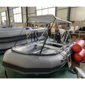 قارب إنقاذ متين قابل للنفخ من الألومنيوم 8 أشخاص مع محرك خارجي - Product Image 5