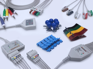 Câble d'enregistrement Holter, câble ECG, fiche banane, 10 dérivations, compatible avec les appareils ECG Cardioline - Product Image 3