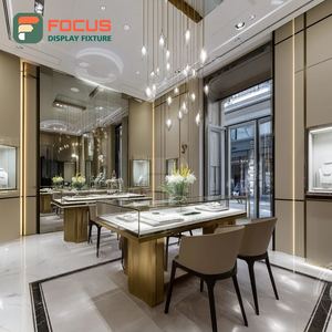 Vitrine de luxe pour bijoux, surface polie, comptoir d'exposition pour magasin commercial - Product Image 3