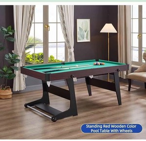 Table de <span class=keywords><strong>billard</strong></span> pliante en MDF durable, idéale pour les bars à domicile et les zones de loisirs - Product Image 3