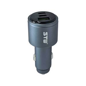 Cargador de Coche de 3 Puertos, 100W, Tipo-C PD QC 3.0, Cargador USB Rápido para Laptop y Teléfono, Cargador de Coche Inteligente de Triple Puerto - Product Image 3