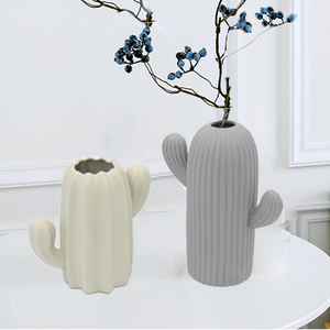 Promozione A Buon Mercato di Stile Semplice <span class=keywords><strong>Cactus</strong></span> Forma Decorativi Fatti A Mano <span class=keywords><strong>Vaso</strong></span> di Ceramica del Commercio All'ingrosso Vasi - Product Image 2