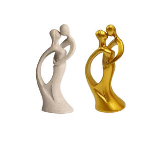 Día <span class=keywords><strong>de</strong></span> San Valentín <span class=keywords><strong>pasión</strong></span> pareja resina escultura 3D decoración romántica boda hogar resina patrón modelo - Product Image 2