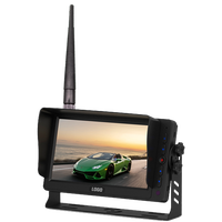 Système de caméra de recul numérique sans fil haute qualité avec moniteur HD 7 pouces et vision nocturne pour tracteurs et chariots élévateurs