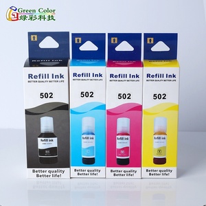 Tinta de Recarga para Impresora Greencolor Factory Dye 001 502 504 002, Tinta Premium a Base de Agua Compatible con <span class=keywords><strong>Epson</strong></span> L4150 L4160 L6160 ET2760 ET2750 - Product Image 3