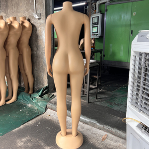 Mannequin en plastique bon marché, silhouette dodue, vêtements féminins, vente directe d'usine de mannequins, base en plastique légère - Product Image 2