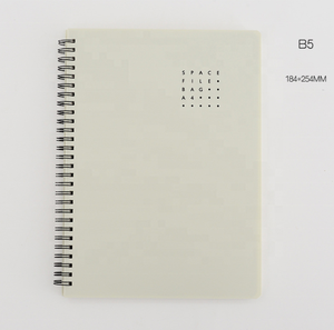 สมุดโน้ตแบบฝาพับ Pp สีทึบ,สมุดบันทึกขนาด48K A5 B5 - Product Image 2