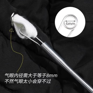 Enhebrador de Cuerda Metálico Original Kos de 6mm con Resorte para Herramientas de Cuero - Product Image 1