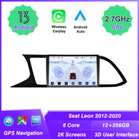 Radio Auto UIS 7870 3D 2K con Pantalla Android para Seat Leon 3 2012-2020, Navegación GPS, WIFI, DSP, BT, Reproductor de Audio Estéreo para Auto