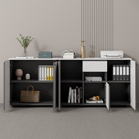 Archivador de Oficina Independiente de Madera Maciza Moderna Shuoran, Diseño Modular, Fácil Montaje, Cerradura con Código, 3 Cajones