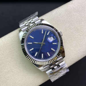 2025 Montre mécanique pour homme de haute qualité avec bracelet en acier et calendrier à cadran bleu - Product Image 3