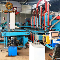 Scie à ruban verticale automatique à moteur puissant de 15 kW avec chariot à bois, haute précision, diamètre maximal de 1500 mm