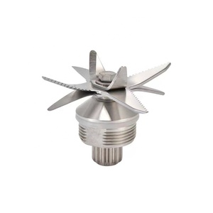 Máy Xay CKD Máy Xay Sinh Tố Bạc CREST Bằng Thép Không Gỉ Máy Xay Sinh Tố Nước Đá Trái Cây Bền 8 Lưỡi - Product Image 1