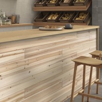Fournisseur de panneaux muraux en bois pour revêtement intérieur commercial, approvisionnement en gros