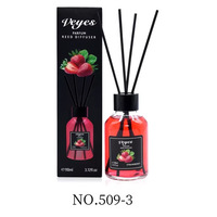 Diffuseur à bâtonnets ScentofVenus sans flamme en verre, parfum fruité-floral, pièce décorative d'intérieur, durée 30-60 jours, vente en gros, commerce extérieur