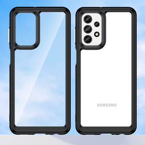 Per iPhone 15 Pro Max Case all'ingrosso custodia telefono accessori PMMA + TPU trasparente custodie protettore per <span class=keywords><strong>Samsung</strong></span> <span class=keywords><strong>A23</strong></span> 5G - Product Image 2