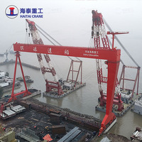 Grue portique de construction navale certifiée CE de 150 tonnes pour le levage de blocs de navires, l'assemblage de navires et la construction marine