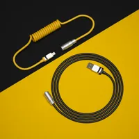Accessoires clavier AKKO 1.7m type-C câble spiralé pour clavier aviateur vente en gros