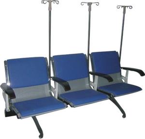 Ruang resepsi rumah sakit kustom pasien yang nyaman. V. Bangku transfusi darah 3 tempat duduk, kursi infus menunggu banyak orang - Product Image 5