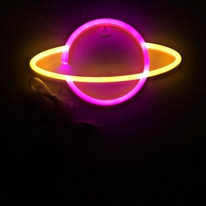 Led Planet <span class=keywords><strong>Neon</strong></span> Signs Blue Kids <span class=keywords><strong>Neon</strong></span> Lights Panneaux muraux décoratifs <span class=keywords><strong>Lampe</strong></span> actionnée pour les fournitures de fête Art mural de chambre - Product Image 1