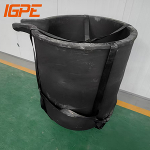 Crisoles de carburo de silicio de 200-250kg para fusión de aluminio de cobre Resistencia a altas temperaturas Refractario resistente a la corrosión - Product Image 5