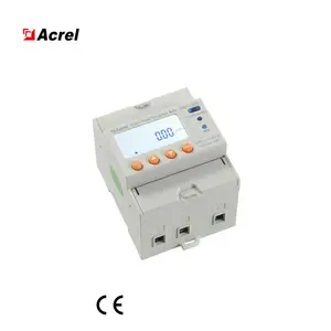 Acrel ADL100-EY Eenfasige Prepaid & Postpaid Meter Din Rail 4 Tarieftarieven Prepaid Meter Met Software