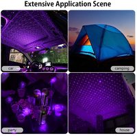 Wando — projecteur LED USB pour l'intérieur de la voiture, multi-scènes, lumière d'ambiance, pour ciel étoilé, toit de véhicule