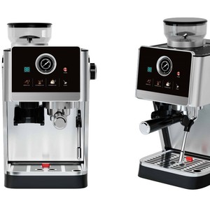 Cafetera Italiana con Tanque de Agua de 1.8L, Máquina de Espresso Semiautomática de Acero Inoxidable con 60 Velocidades de Molienda, Vaporizador de 1450W - Product Image 2