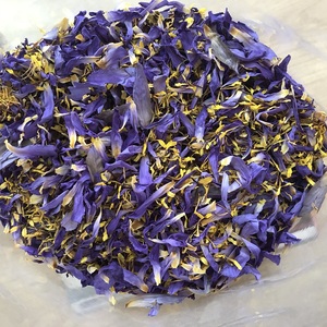 ชาสมุนไพรดอกบัวสีน้ำเงินแห้งทำมือจากธรรมชาติ  กลีบดอกบัวสีน้ำเงินแห้งสำหรับขาย - Product Image 2